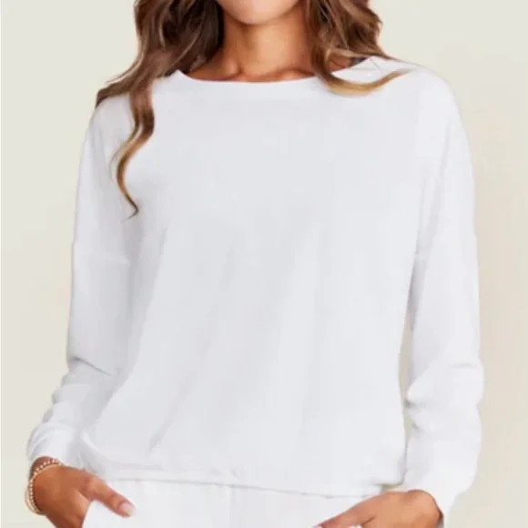 BAREFOOT DREAMS CozyTerry Dolman Pullover- New No Tag - Picture 5 of 5